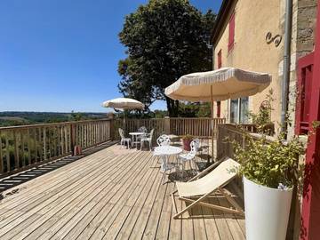 Maison d’hôte pour 4 personnes, avec vue et jardin à Pimbo