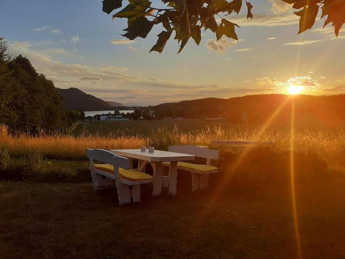 Ferienwohnung für 4 Personen, mit Garten und Ausblick sowie Seeblick - 1