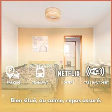 Gîte pour 5 personnes, avec vue à Hœnheim