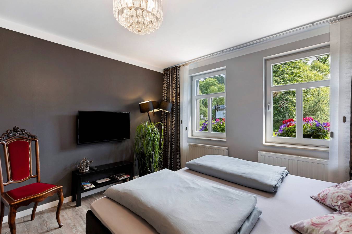 Apartamento entero, Apartamento 'Ferienwohnung Harz Königshütte' con terraza privada y Wi-Fi in Königshütte (Harz), Harzvorland