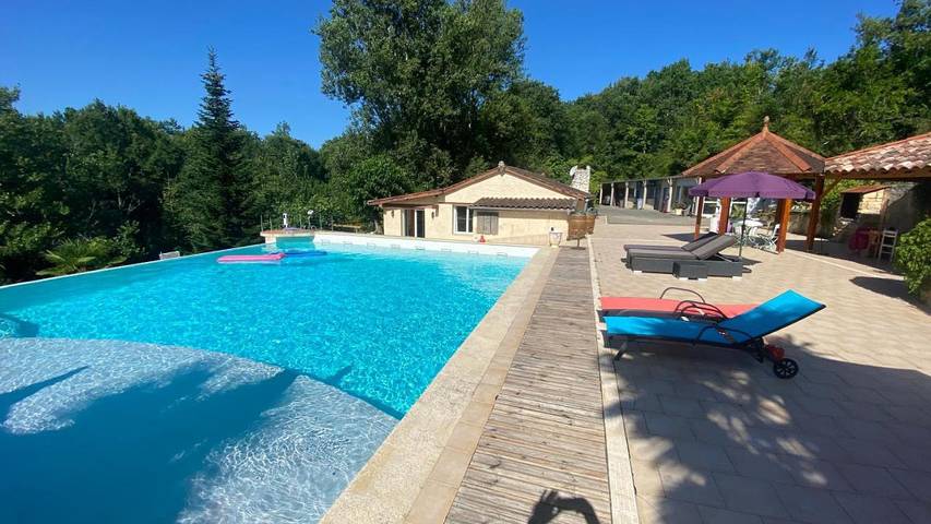 Villa pour 13 personnes, avec jardin ainsi que piscine et vue, animaux acceptés dans le Gers - 3