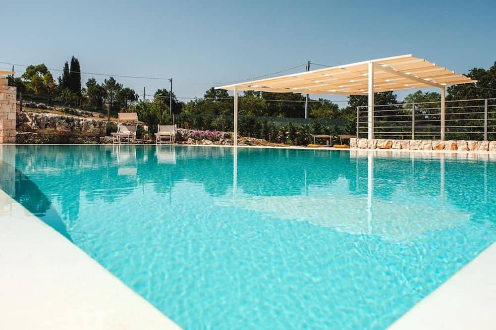 Magnificent trulli with salted swimming pool in Noci, Bari Province