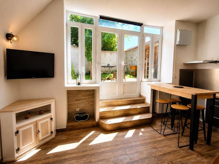 Appartement de vacances pour 4 personnes, avec Terrasse et Jardin