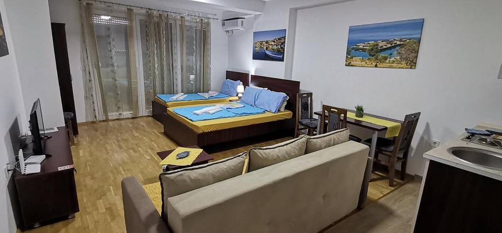 Vakantiewoning voor 4 personen, met terras en uitzicht in Ohrid