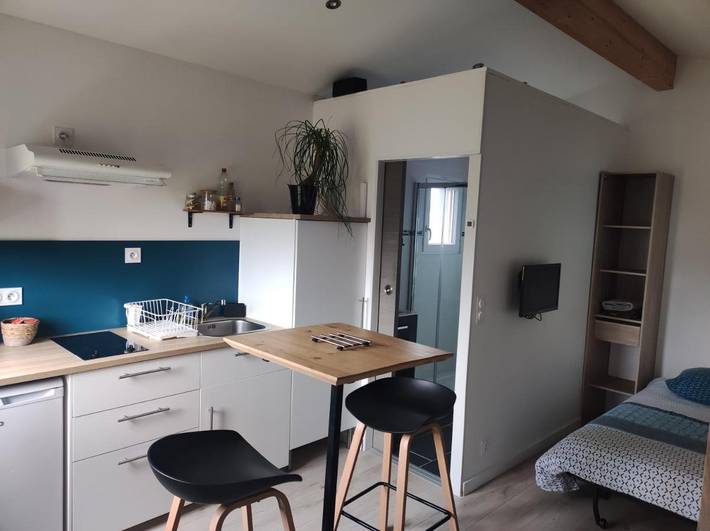 Appartement de vacances pour 2 personnes, avec jardin et piscine