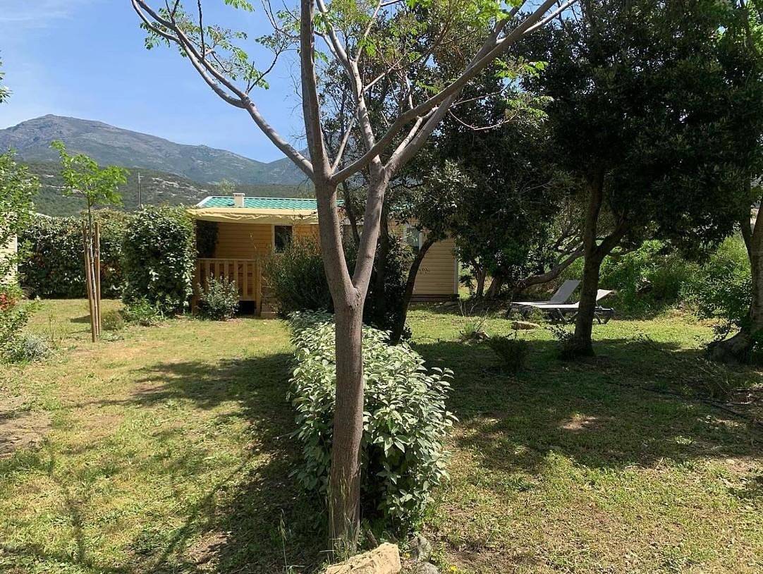 Camping Mobile Home U sole marinu in Patrimonio, Région de Calvi