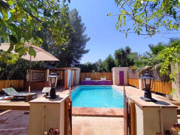 Apartamento de vacaciones para 4 personas, con piscina además de vistas y jardín en Campiña de Carmona