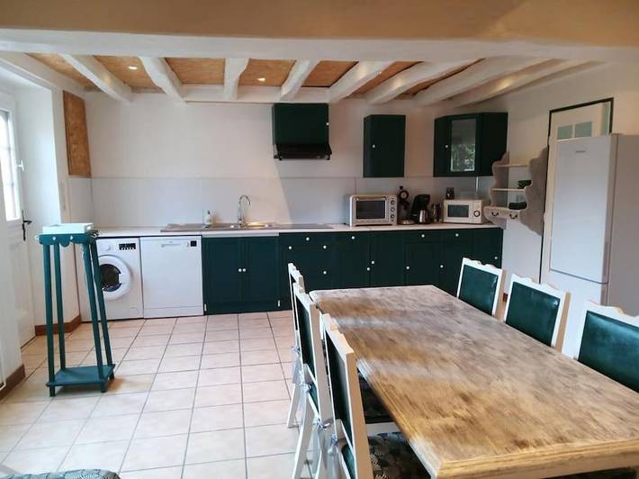 Maison de vacances pour 10 personnes, avec jardin