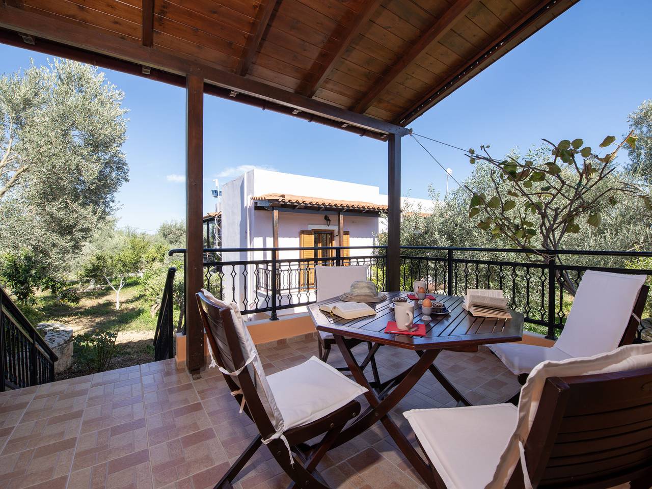 Villa auf Kreta nahe Strand und Olivenhainen in Rethymno (Stadt), Rethymno und Umgebung