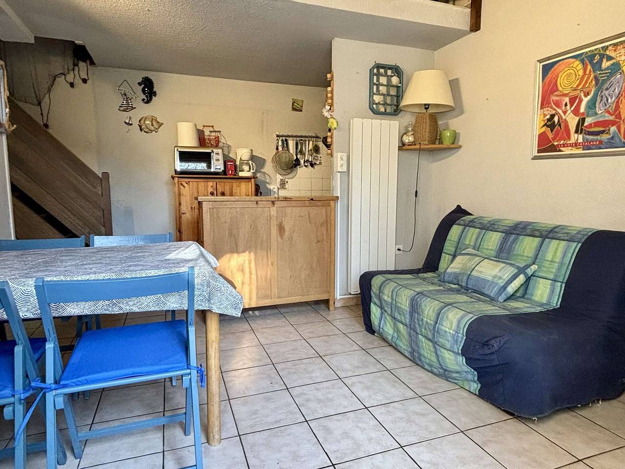 Maison 3 pièces avec mezzanine, 6 couchages, proche plage, parking privé, animaux acceptés in Côte Vermeille, Argelès-sur-Mer