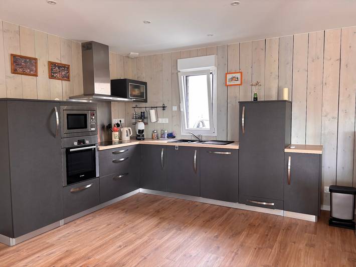 Ferienhaus 'Gîte 6 Personen' mit privater Terrasse, Garten und Wlan in Heugueville-sur-Sienne, Coutances und Umgebung