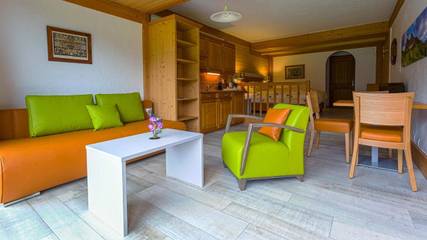 Gîte pour 3 personnes, avec terrasse et vue, animaux acceptés dans Charmey
