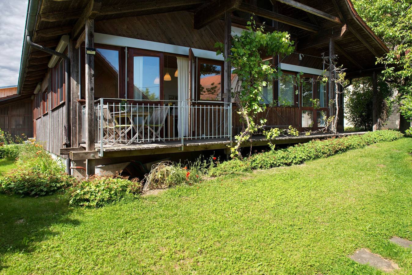 Ferienhaus 'Ferienhaus Im Grünen' mit privater Terrasse und Wlan in Frickingen, Region Bodensee-Oberschwaben