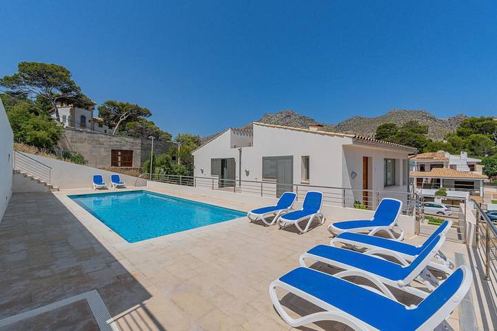 Ferienhaus für 5 Personen, mit Pool und Garten sowie Terrasse in Cala Sant Vicenc