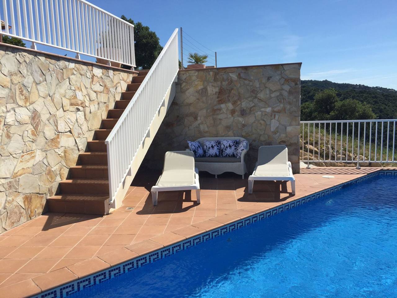 Gemütliches Ferienhaus mit Pool und Meerblick in Santa Cristina de Aro, Costa Brava