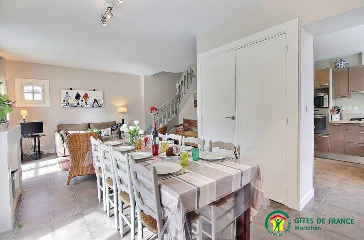 Gîte pour 7 personnes, avec jardin et terrasse, animaux acceptés dans Plage Ty Bihan - 4