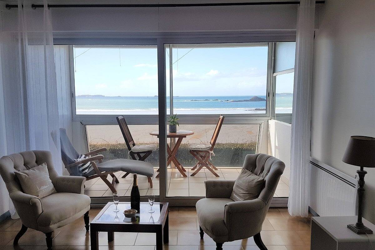 Geheel appartement, Vakantieappartement voor 4 personen met tuin in Saint-Malo, Saint-Malo en omgeing