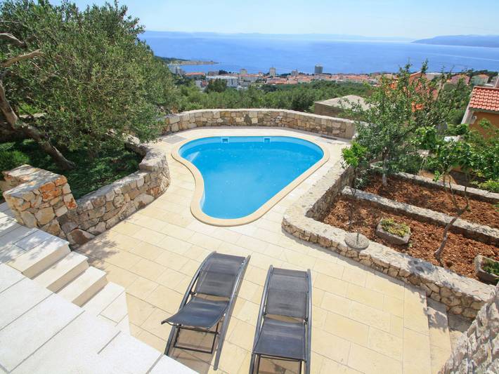 Ferienhaus für 4 Personen, mit Garten und Terrasse sowie Ausblick in Makarska - 2