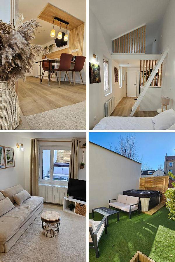 Ferienhaus für 4 Personen, mit Whirlpool und Terrasse in Vichy