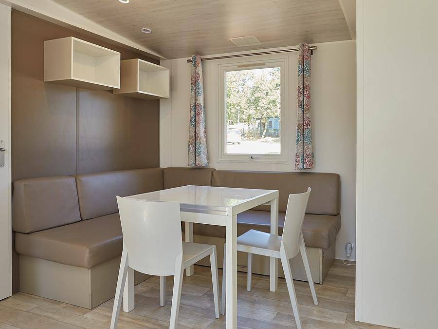 Camping Vieux Moulin - Mobilheim 6 personen - Comfort Xl | 3 Zi. | 6 Pers. | Erhöhte Terrasse | Klima. in Vensac, Lesparre-Médoc und Umgebung