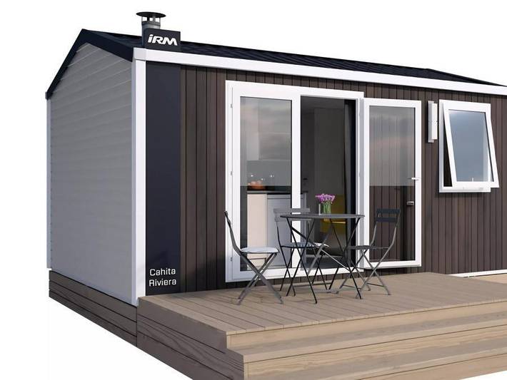 Mobil home pour 2 personnes, avec bassin pour enfant à Aups - 2