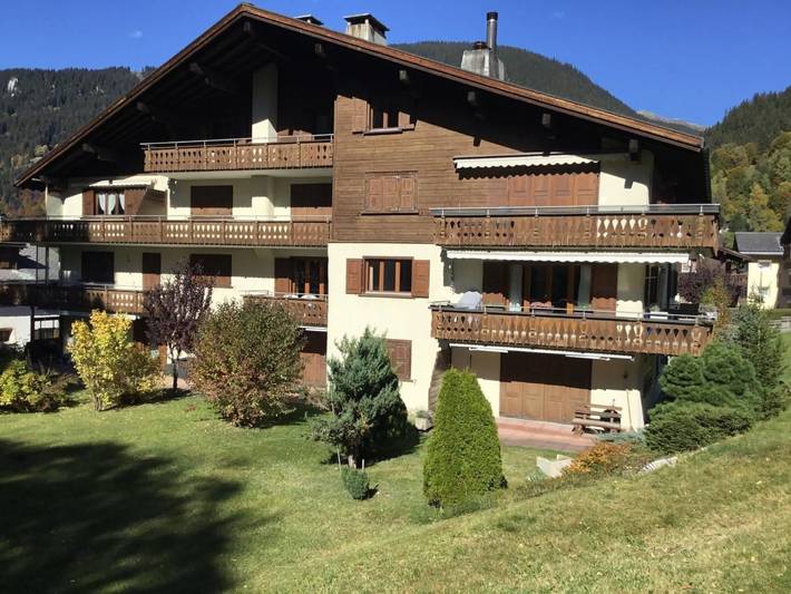Ferienwohnung für 5 Personen, mit Balkon und Garten sowie Ausblick