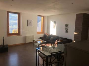 Gîte pour 2 personnes, avec terrasse et vue à Aigueblanche