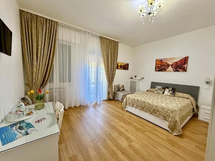 Chambre d’hôte pour 4 personnes, avec vue et terrasse