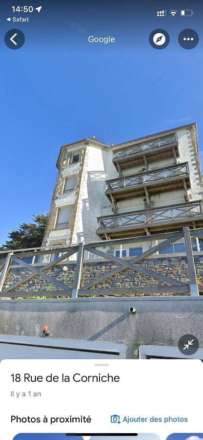 Gîte pour 4 personnes, avec balcon et vue dans Port De Piegu Pleneuf Val Andre
