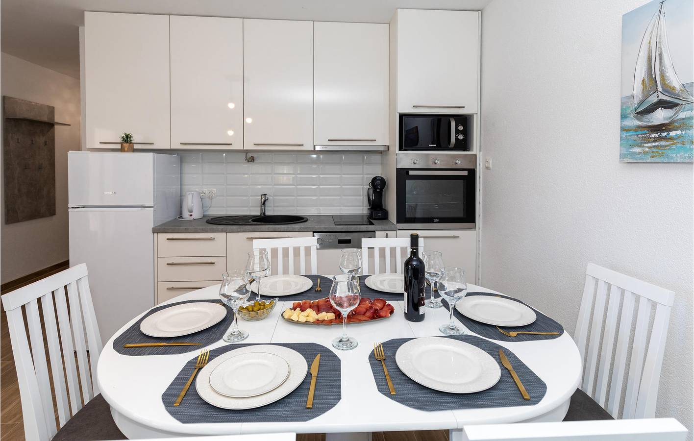 Ganze Ferienwohnung, Ferienwohnung für 6 Personen mit Terrasse in Komarna, Dubrovnik-Neretva