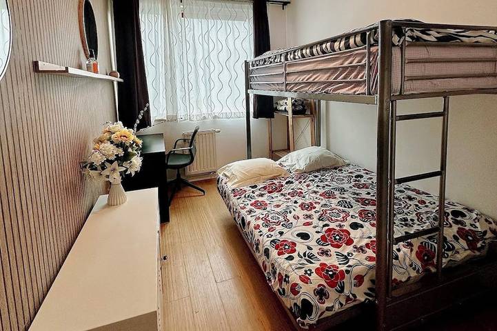 Chambre d’hôte pour 3 personnes, avec jardin dans la Région de Bruxelles