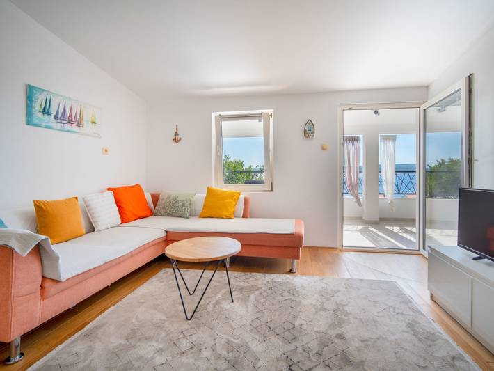 Vakantiewoning voor 4 personen, met balkon, met huisdier in Selce