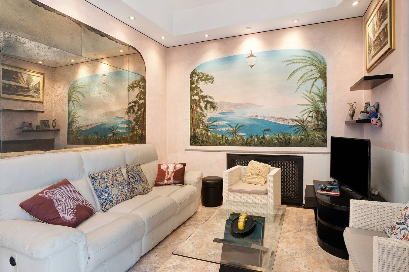 Villa 'Capriccio' con Vista al Mar, Terraza Privada y Jardín Privado in Bordighera, Riviera di Ponente
