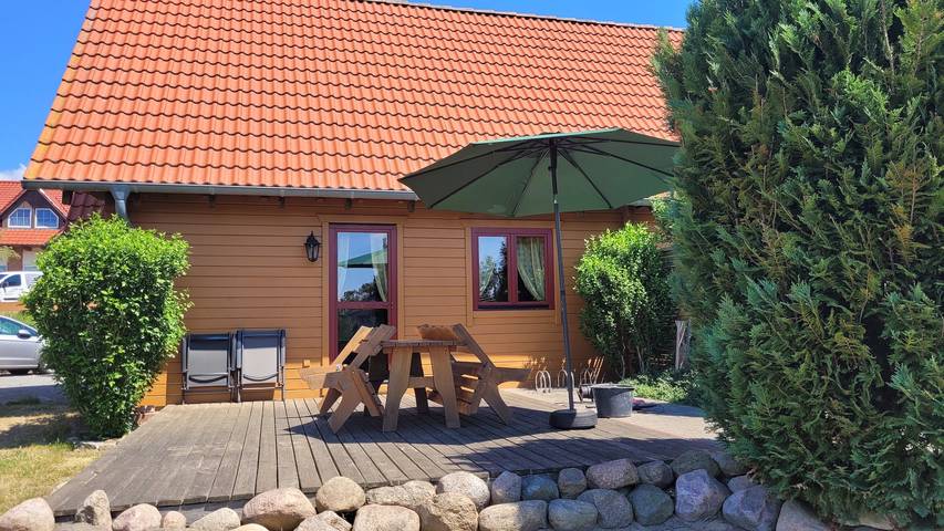 Ferienhaus für 5 Personen, mit Garten