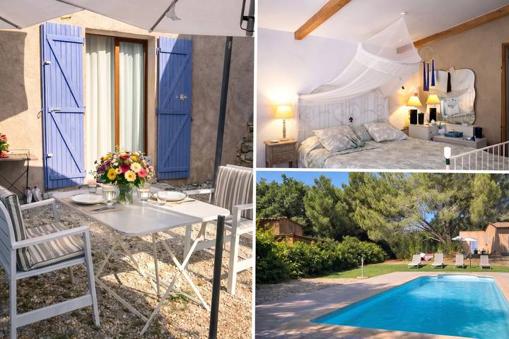 Studio entier, Studio cosy avec piscine à Cotignac, 29 m² in Cotignac, Région de Brignoles