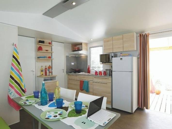 Mobil home pour 6 personnes, avec bassin pour enfant dans Serignan Plage - 2