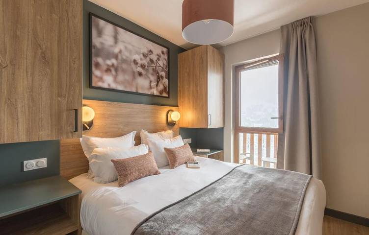 Appart’hôtel pour 4 personnes, avec balcon
