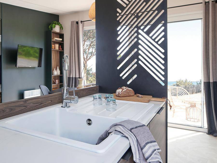 Camping Campilo - Mobilhome 8 personnes - Cottage Nature Family Exclusif 3+1 chambres avec Piscine privative in Aubigny (Vendée), Vallée de la Loire