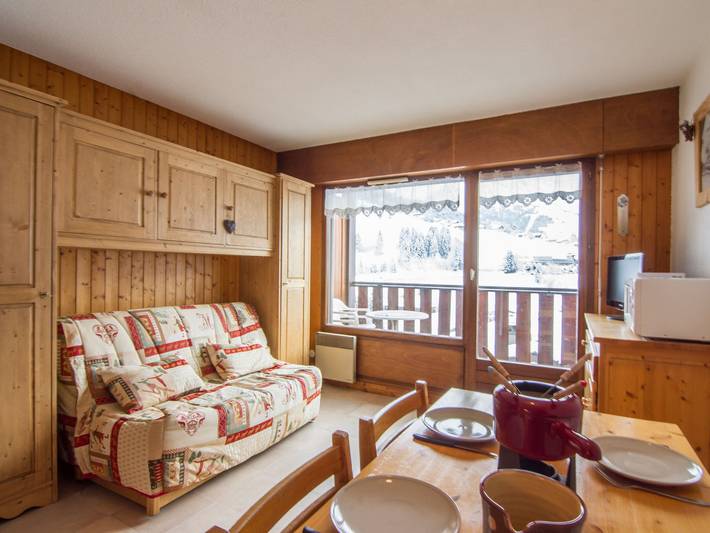 Studio pour 4 personnes, avec Balcon