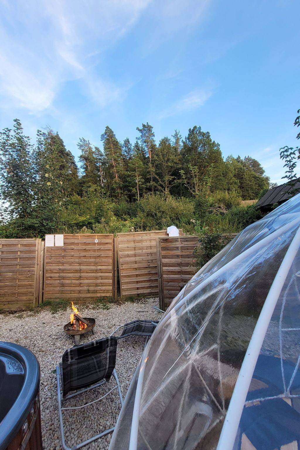 Bubble Übernachtung im Fichtelgebirge in Hohenberg an der Eger, Landkreis Wunsiedel im Fichtelgebirge