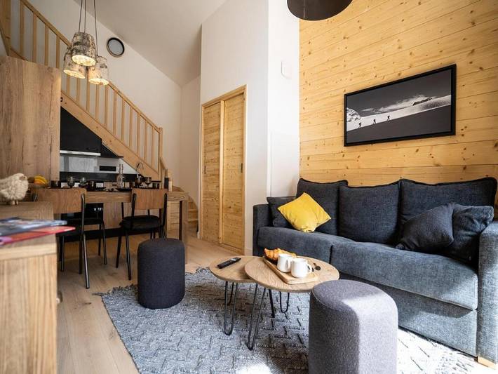 Gîte pour 4 personnes, avec vue sur le lac et balcon, animaux acceptés dans Office De Tourisme De Cordon