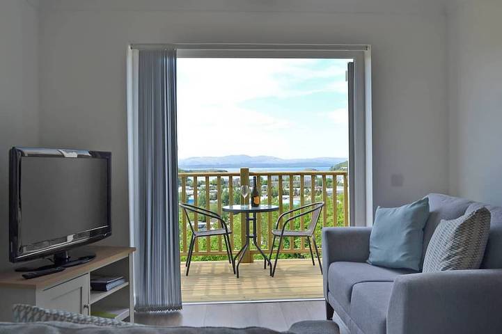 Log cabin for 4 people in Oban