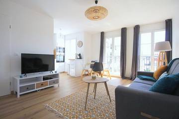 Gîte pour 4 personnes, avec balcon et jardin à Serris