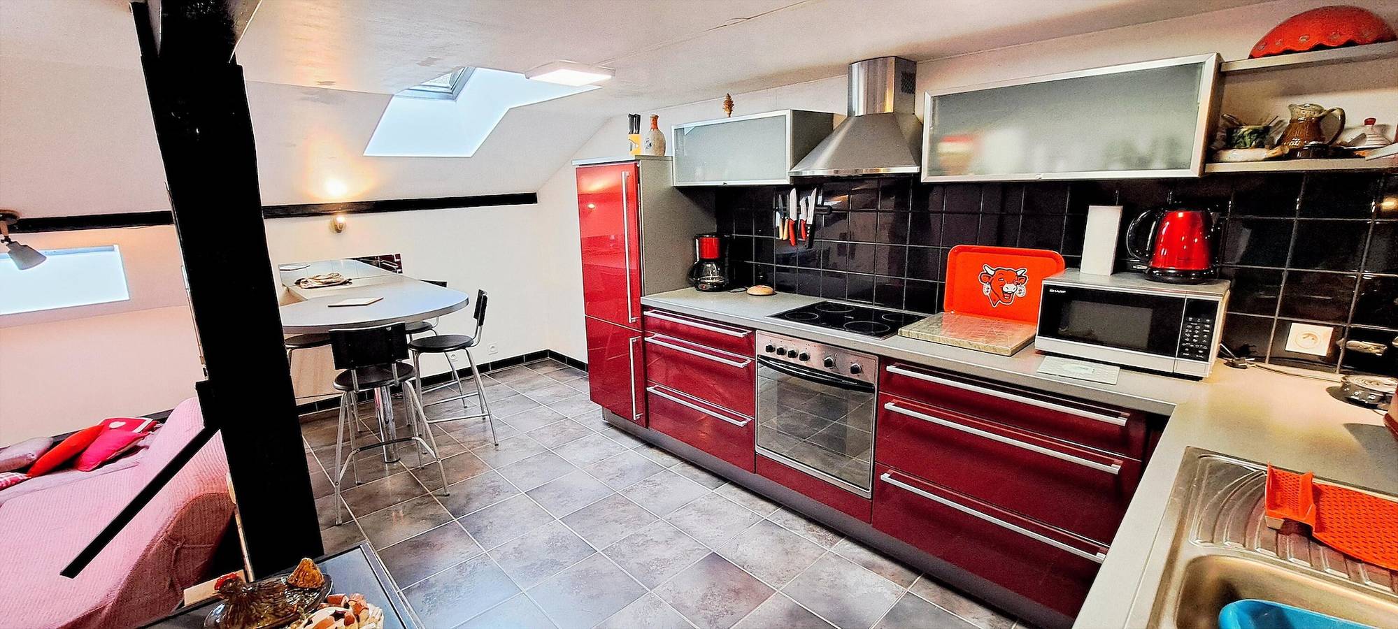 Apartamento entero, Apartamento 'Le Chalet Des Côtes' con terraza privada y Wi-Fi in Saulxures-sur-Moselotte, Parque natural regional de los Ballons des Vosges