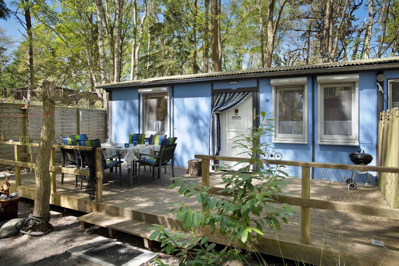 Bungalow "Hörselberg, Bgl 15" mit privater Terrasse und Wlan in Bakenberg, Dranske