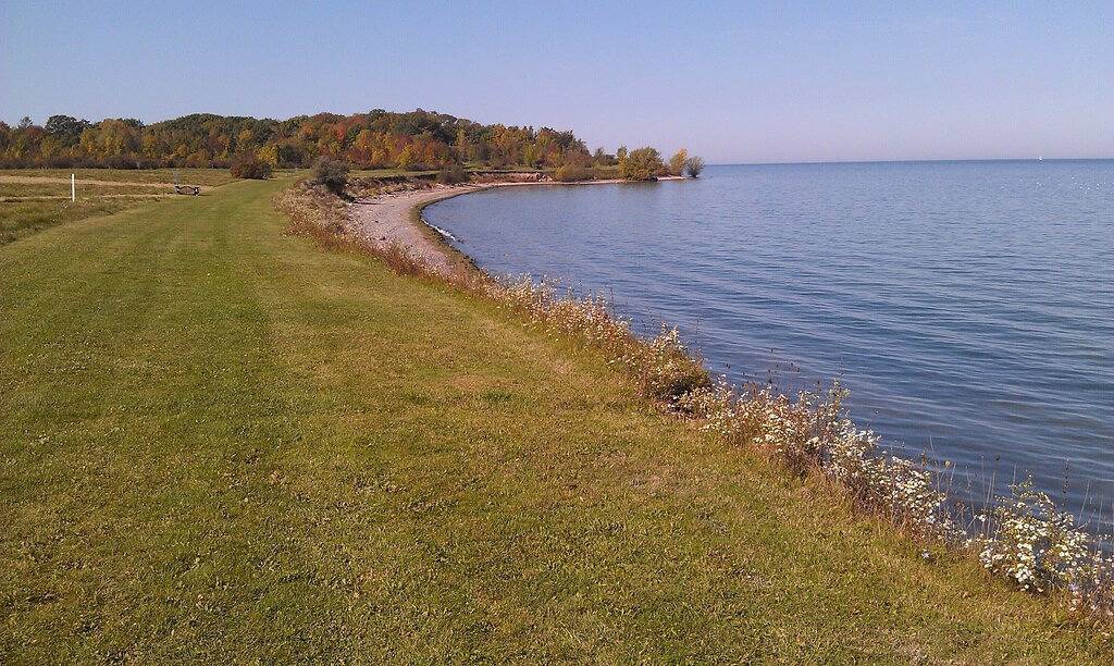 Spektakulärer Panoramablick auf den See in romantischer, privater Umgebung in Ontariosee