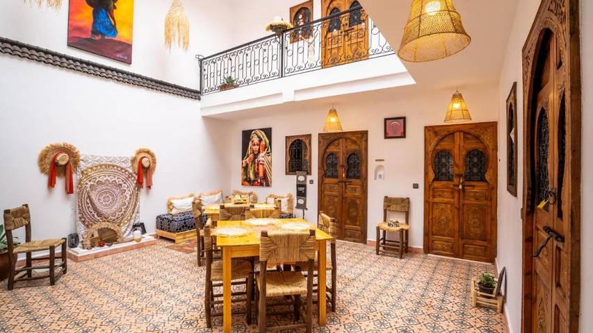Maison d’hôte pour 2 personnes, avec terrasse et piscine à Marrakech