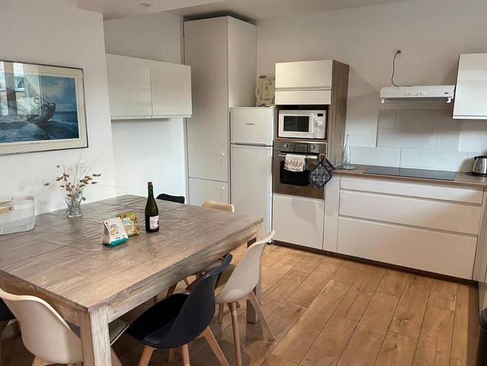 Location de vacances pour 7 personnes, avec terrasse à Biéville-Beuville