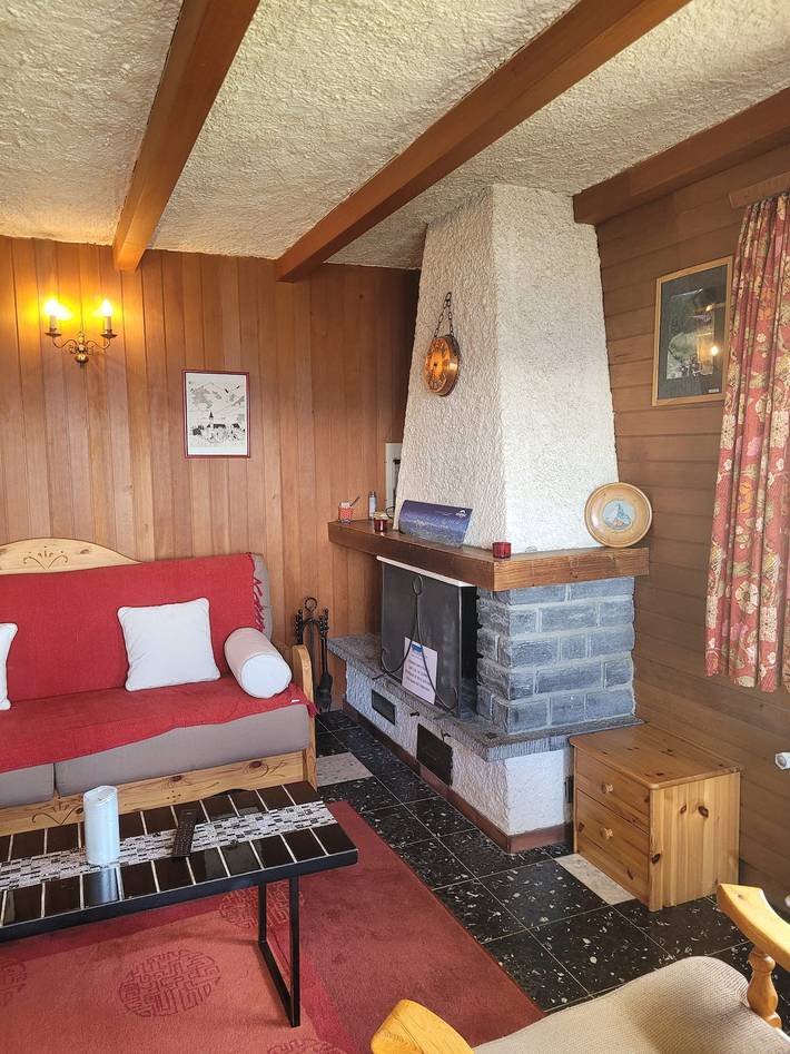 Hütte für 6 Personen, mit Balkon und Garten in Veysonnaz