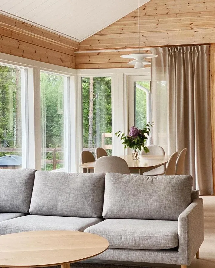 Ferienwohnung für 7 Personen, mit Sauna und Ausblick sowie Seeblick und Terrasse - 1